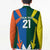 India vs Australia Custom Blazer Blue vs Gold Cricket Heritage - Wonder Print Shop