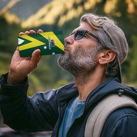 India vs Australia Custom 4 in 1 Can Cooler Tumbler Blue vs Gold Cricket Heritage - Wonder Print Shop