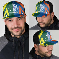 India vs Australia Personalised Mesh Trucker Cap Blue vs Gold Cricket Heritage - Wonder Print Shop