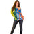 India vs Australia Custom Off Shoulder Sweater Blue vs Gold Cricket Heritage - Wonder Print Shop