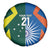India vs Australia Custom Spare Tire Cover Blue vs Gold Cricket Heritage - Wonder Print Shop