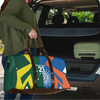 India vs Australia Custom Travel Bag Blue vs Gold Cricket Heritage - Wonder Print Shop