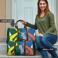 India vs Australia Custom Travel Bag Blue vs Gold Cricket Heritage - Wonder Print Shop