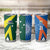 India vs Australia Custom Tumbler Cup Blue vs Gold Cricket Heritage - Wonder Print Shop