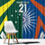 India vs Australia Custom Window Curtain Blue vs Gold Cricket Heritage - Wonder Print Shop