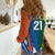 India vs Australia Custom Women Casual Shirt Blue vs Gold Cricket Heritage - Wonder Print Shop