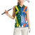 India vs Australia Custom Women Sleeveless Polo Shirt Blue vs Gold Cricket Heritage - Wonder Print Shop