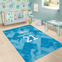England Cricket Custom Area Rug Three Lions Inspiration LT9 - Wonder Print Shop