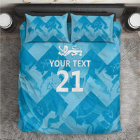 England Cricket Custom Bedding Set Three Lions Inspiration LT9 - Wonder Print Shop