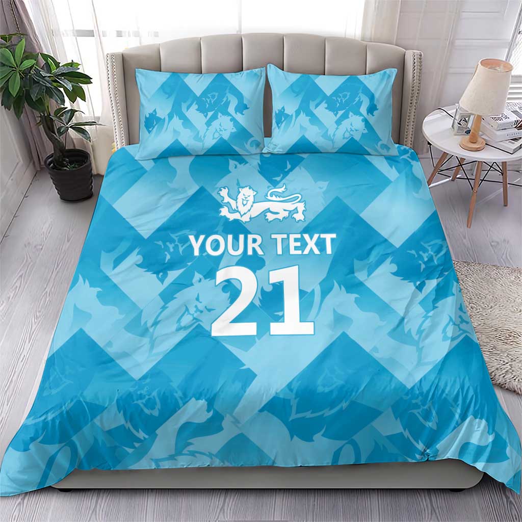 England Cricket Custom Bedding Set Three Lions Inspiration LT9 - Wonder Print Shop