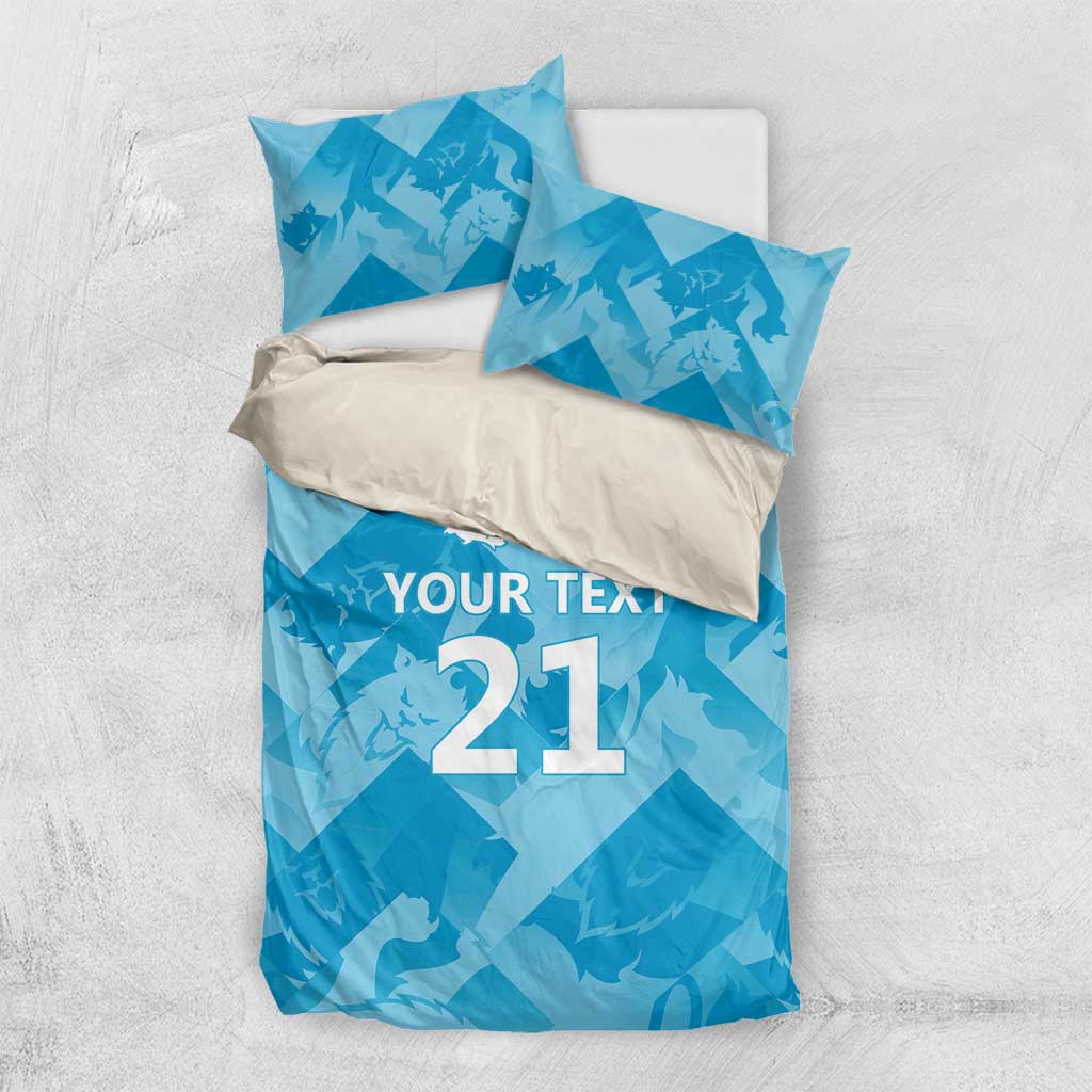 England Cricket Custom Bedding Set Three Lions Inspiration LT9 - Wonder Print Shop