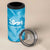 England Cricket Custom 4 in 1 Can Cooler Tumbler Three Lions Inspiration LT9 - Wonder Print Shop