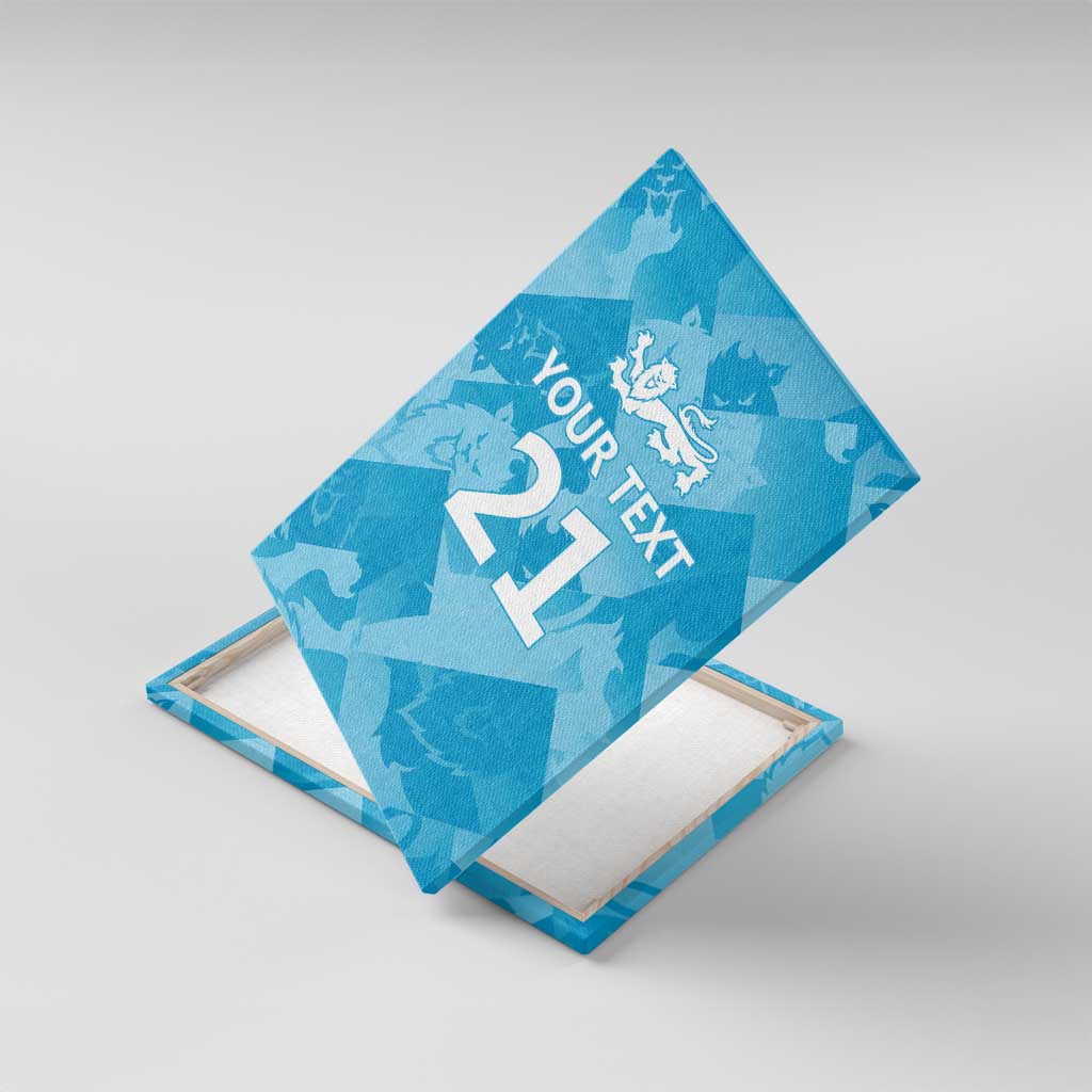 England Cricket Custom Canvas Wall Art Three Lions Inspiration LT9 - Wonder Print Shop