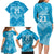England Cricket Custom Family Matching Long Sleeve Bodycon Dress and Hawaiian Shirt Three Lions Inspiration LT9 - Wonder Print Shop