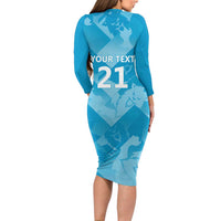 England Cricket Custom Family Matching Long Sleeve Bodycon Dress and Hawaiian Shirt Three Lions Inspiration LT9 - Wonder Print Shop