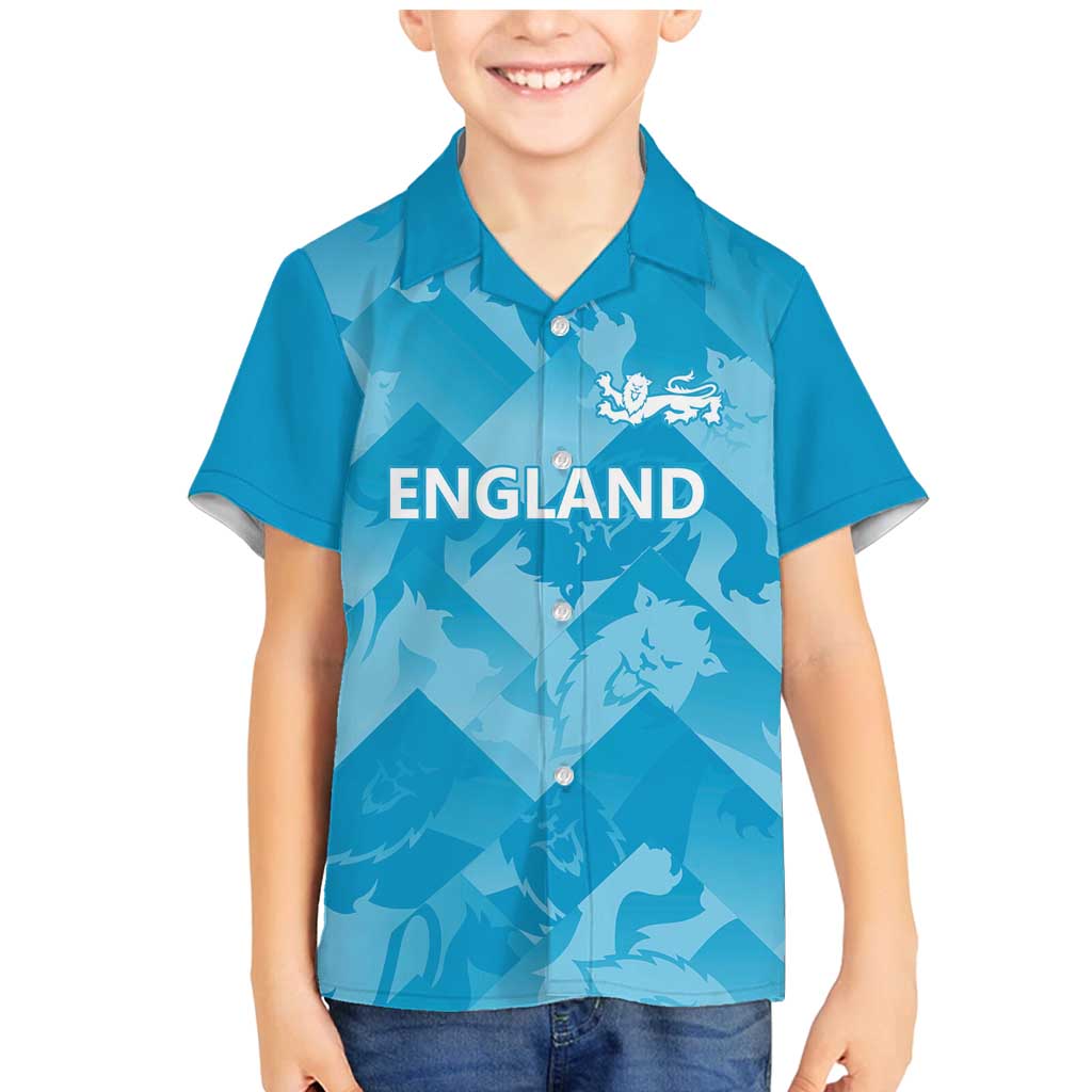 England Cricket Custom Family Matching Mermaid Dress and Hawaiian Shirt Three Lions Inspiration LT9 - Wonder Print Shop