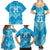England Cricket Custom Family Matching Summer Maxi Dress and Hawaiian Shirt Three Lions Inspiration - Wonder Print Shop