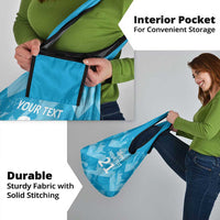 England Cricket Custom Grocery Bag Three Lions Inspiration