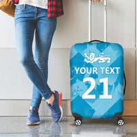 England Cricket Custom Luggage Cover Three Lions Inspiration - Wonder Print Shop