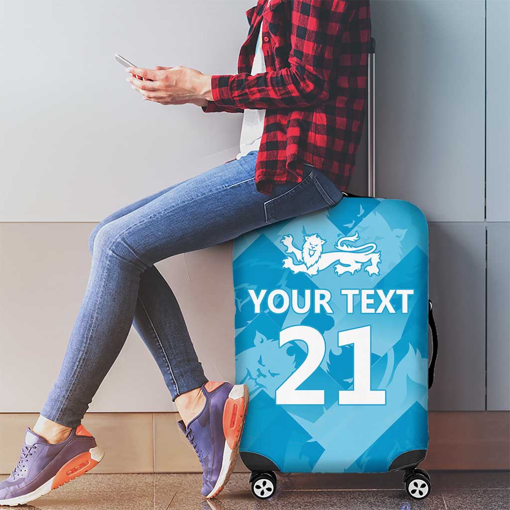 England Cricket Custom Luggage Cover Three Lions Inspiration - Wonder Print Shop