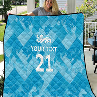 England Cricket Custom Quilt Three Lions Inspiration - Wonder Print Shop