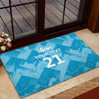 England Cricket Custom Rubber Doormat Three Lions Inspiration - Wonder Print Shop