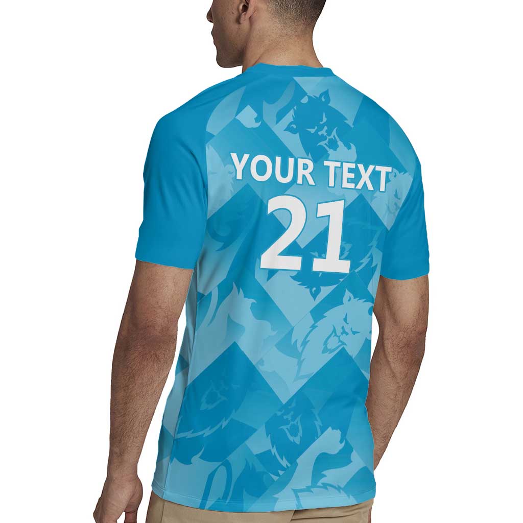 England Cricket Custom Rugby Jersey Three Lions Inspiration - Wonder Print Shop