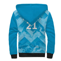 England Cricket Custom Sherpa Hoodie Three Lions Inspiration - Wonder Print Shop