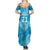 England Cricket Custom Summer Maxi Dress Three Lions Inspiration - Wonder Print Shop