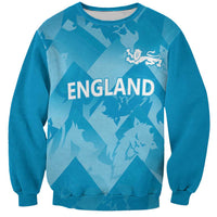 England Cricket Custom Sweatshirt Three Lions Inspiration - Wonder Print Shop