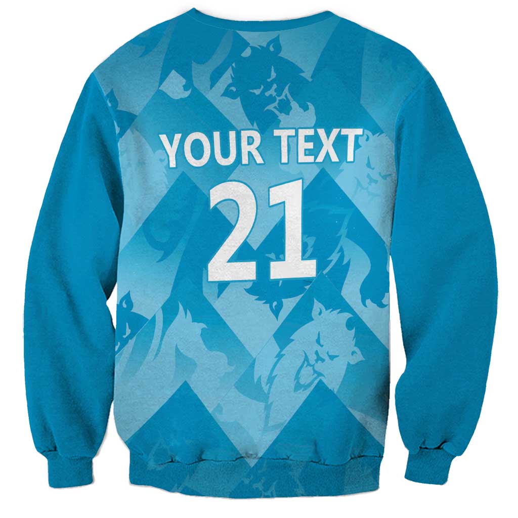 England Cricket Custom Sweatshirt Three Lions Inspiration - Wonder Print Shop
