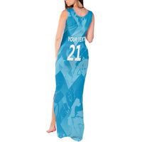 England Cricket Custom Tank Maxi Dress Three Lions Inspiration - Wonder Print Shop