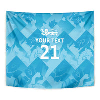 England Cricket Custom Tapestry Three Lions Inspiration - Wonder Print Shop