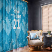 England Cricket Custom Window Curtain Three Lions Inspiration - Wonder Print Shop