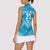 England Cricket Custom Women Sleeveless Polo Shirt Three Lions Inspiration - Wonder Print Shop