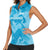 England Cricket Custom Women Sleeveless Polo Shirt Three Lions Inspiration - Wonder Print Shop