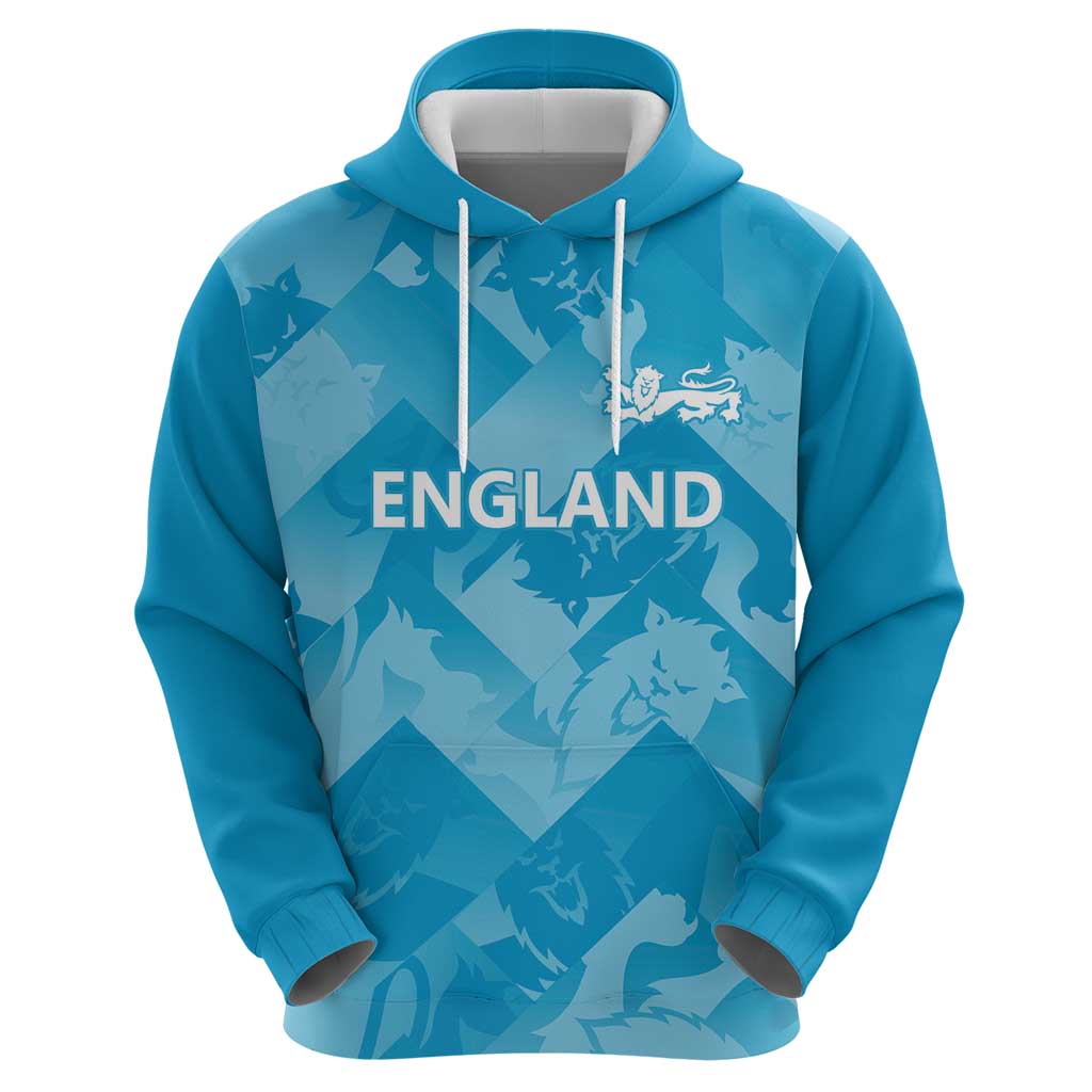 England Cricket Custom Zip Hoodie Three Lions Inspiration - Wonder Print Shop
