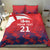 England Cricket Custom Bedding Set Three Lions With Flag LT9 - Wonder Print Shop