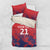 England Cricket Custom Bedding Set Three Lions With Flag LT9 - Wonder Print Shop