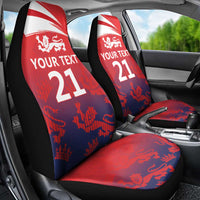 England Cricket Custom Car Seat Cover Three Lions With Flag LT9 - Wonder Print Shop