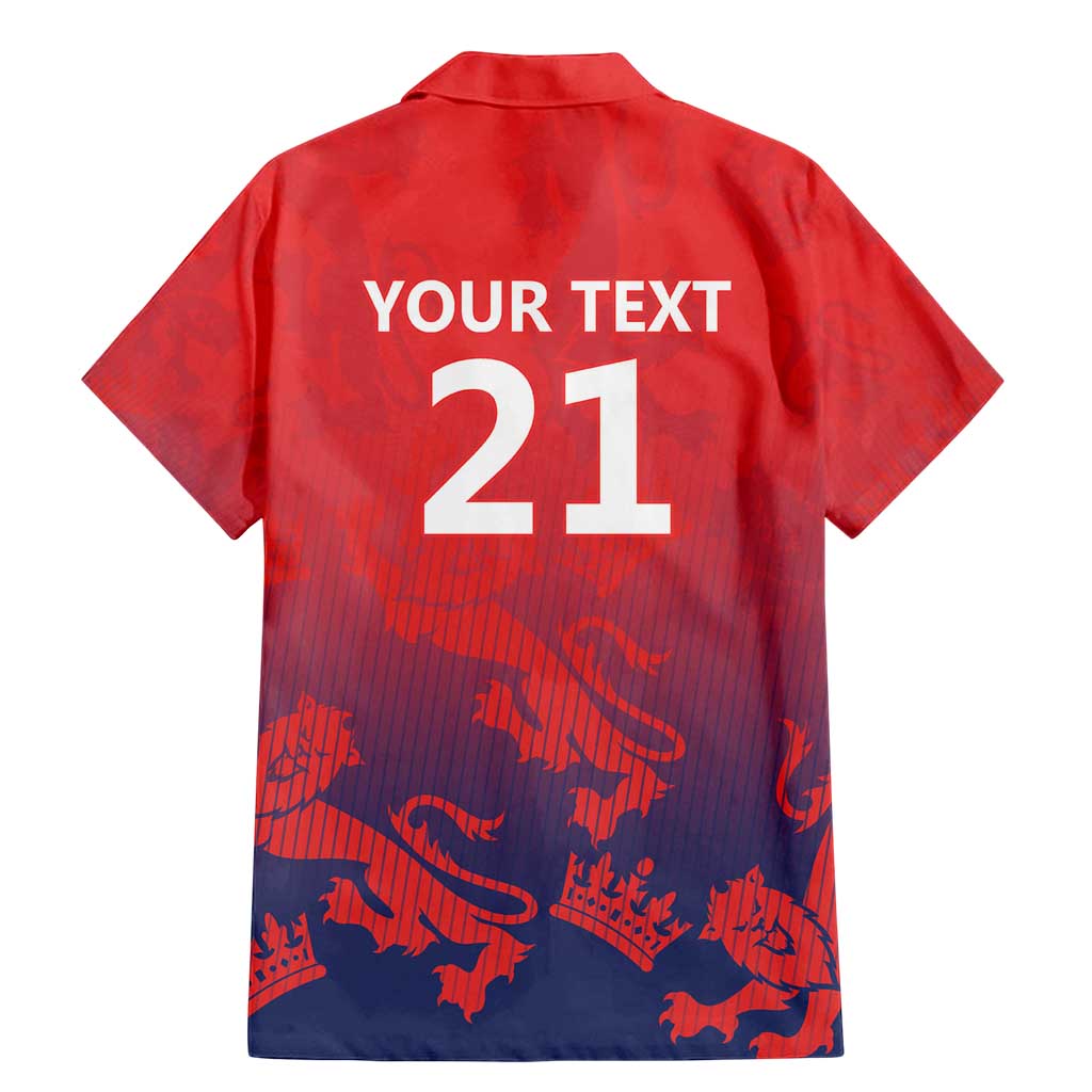 England Cricket Custom Family Matching Mermaid Dress and Hawaiian Shirt Three Lions With Flag LT9 - Wonder Print Shop