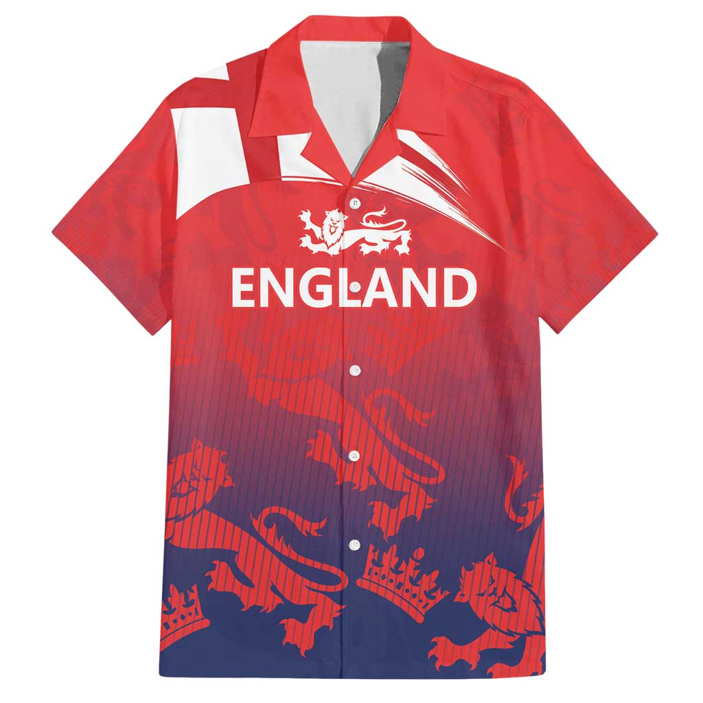 England Cricket Custom Family Matching Puletasi and Hawaiian Shirt Three Lions With Flag - Wonder Print Shop