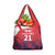 England Cricket Custom Grocery Bag Three Lions With Flag