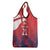 England Cricket Custom Grocery Bag Three Lions With Flag