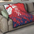England Cricket Custom Quilt Three Lions With Flag - Wonder Print Shop