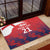England Cricket Custom Rubber Doormat Three Lions With Flag - Wonder Print Shop