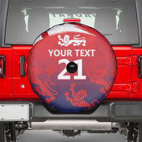 England Cricket Custom Spare Tire Cover Three Lions With Flag - Wonder Print Shop
