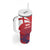 England Cricket Custom Tumbler With Handle Three Lions With Flag - Wonder Print Shop