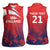 England Cricket Custom Women Sleeveless Polo Shirt Three Lions With Flag - Wonder Print Shop