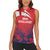England Cricket Custom Women Sleeveless Polo Shirt Three Lions With Flag - Wonder Print Shop